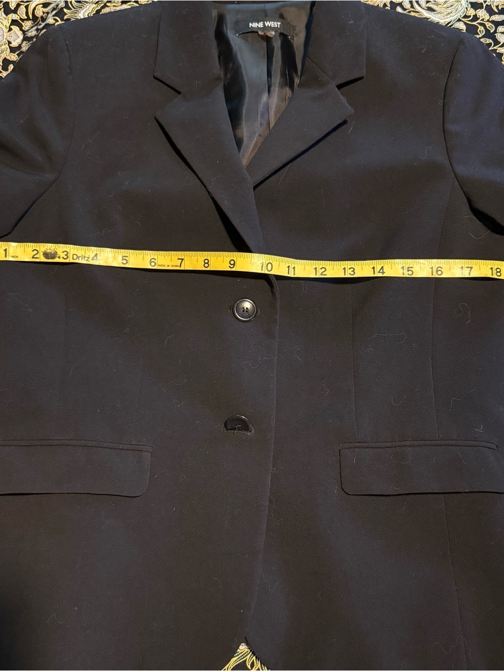 Nine West Black Women's Blazer with Two Matching Skirts - Picture 7 of 14